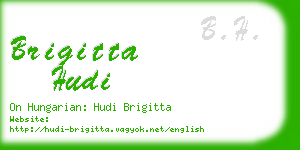 brigitta hudi business card